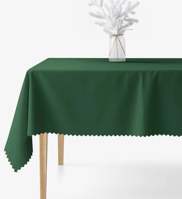Goldea vianočný hranatý teflónový obrus - tmavo zelený 140 x 220 cm