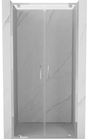Mexen Exo, dvojité krídlové sprchové dvere 90x200 cm, 6mm číre sklo, chrómový profil, 8182-090-000-01-00