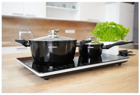 MEGAKOMBO Kuchyňský robot BestBerg BBR-2000BK + 15dílná sada nádobí BBN-1015A + Nízkosacharidový rýžovar BBRC-100 + Pákový espresso kávovar s napěňovačem BBCF-2032