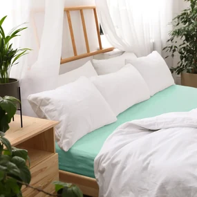 DETSKÉ JERSEY PRESTIERADLO 039 80X160 CM MENTOLOVÉ