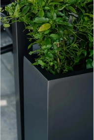Kvetináč ELEMENTO SLIM, sklolaminát, šírka 90 cm, antracit