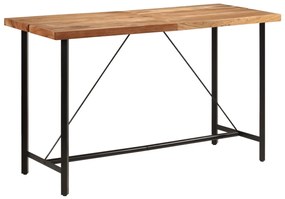 Barový stôl 180x70x107 cm masívna akácia a železo 356378