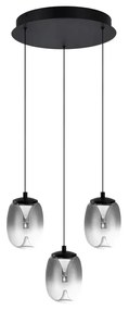 Dizajnový luster Pamela 3 chrome