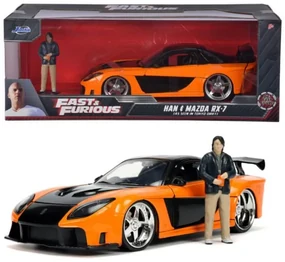 Rýchlo a zběsilo auto 1997 Mazda RX7 1:24 + figurka Han Lue