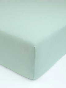 Jersey prostěradlo s elastanem 200 × 200 cm – mátové