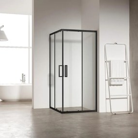 Sprchový kút Atlas 90x90x210 black