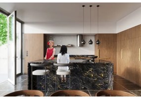 Sollux SL.1141 - Luster na lanku ALINO 1xE27/60W/230V čierna