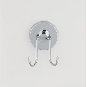 WENKO 20877100-Stierka VACUUM-LOC RUND STAH 24,5x25 cm nerez/lesk. chróm/strieborná