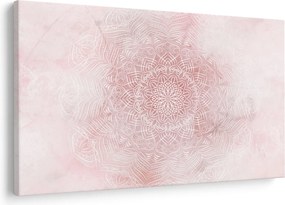 Obraz - Ružová mandala (90x60 cm)