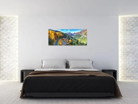 Obraz - Malojský priesmyk (120x50 cm)