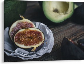 Obrázok fíg a avokáda (70x50 cm)