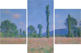 Obraz - Claude Monet, Poppy Field (Giverny), reprodukcia (90x60 cm)
