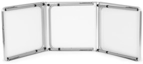 ModernHome Turistický stolík, skladací kempingový stolík, čierna doska, 180 x 60 cm
