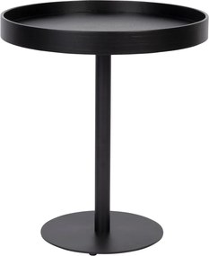 Okrúhly odkladací stolík s doskou v dubovom dekore ø 40 cm Yuri S – White Label