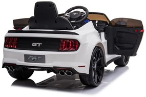 RAMIZ Elektrické autíčko - Ford Mustang GT - nelakované - biele -2 x 35W - 12V/7Ah - 2023