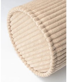 Svetlohnedý menčestrový detský pohovkový vankúš Roll – Wigiwama