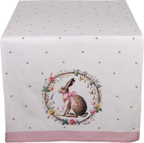 Behúň zajac s kvetmi Easter Whispers Collection - 50*140 cm
