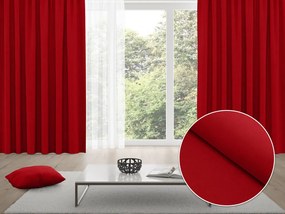 Biante Zatemňovací záves Blackout BKU-104 Sýto červený - šírka 140 cm 140x180 cm