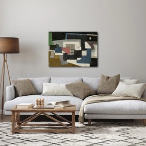 Obraz - Abstrakcia, kubizmus (70x50 cm)