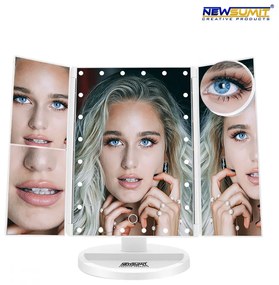 Kozmetické LED zväčšujúce zrkadlo Newsumit 0235, biele