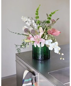 Sklenená ručne vyrobená váza Emerald - Hübsch