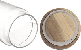 Orion Dóza na potraviny, sklenená, s akáciovým vekom BOROSIL, 0,97L