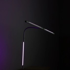 Stolná LED lampa NOX s RGBW efektmi, základňa, diaľkový ovládač