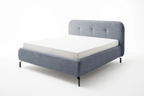 Čalúnená posteľ s priestorom 180x200 Portegise blue