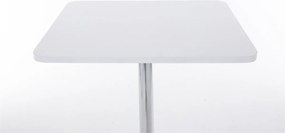 Barový stôl štvorcový 1025202, biely - v108 x 60 x 60 cm