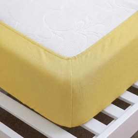 4Home jersey prestieradlo IDEAL žltá, 160 x 200 cm, 160 x 200 cm