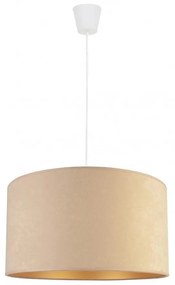 Duolla - Luster na lanku ROLLER 1xE27/40W/230V pr. 40 cm béžová