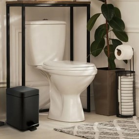 Odpadkový kôš do kúpeľne MITA 3l - softclose - čierny