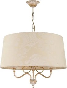BRILAGI - Luster na reťazi SONIA 3xE27/15W/230V pr. 56 cm krémová/patina
