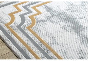 Luxusný kusový koberec akryl Mramor žltý 160x230cm