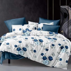 Bavlnené obliečky Homa BODRA BLUE 7-dielna sada 140x200 cm