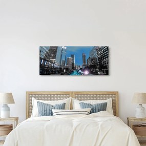 Obraz nočného mesta (120x50 cm)
