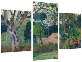 Obraz - Paul Gauguin, Te raau rahi (The Big Tree), reprodukcia (90x60 cm)