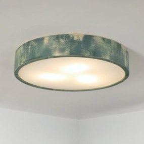 Brilagi - Stropné svietidlo PINO 3xE27/15W/230V borovica/zelená pr. 47,5 cm
