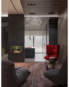 InFire - Vstavaný BIO krb 48,5x83,5 cm 3,5kW čierna