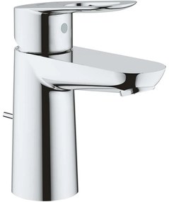 GROHE BauLoop páková umývadlová batéria s odtokovou súpravou s tiahlom, výška výtoku 90 mm, chróm, 23803000