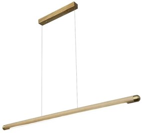 LED Luster na lanku LED/22W/230V 4000K 120 cm jaseň/masív