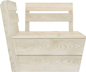 9-dielna záhradná súprava z paliet, impregnovaný smrek