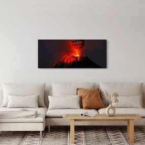 Obraz sopky (120x50 cm)