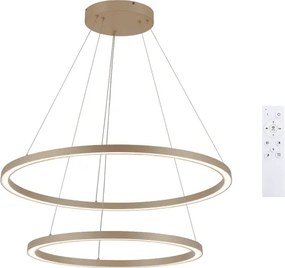 Brilagi - LED stmievateľný luster na lanku PORTOFINO LED/98W/230V pr. 80 cm béžový + DO