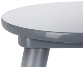 Sivá detská stolička STOOL GREY