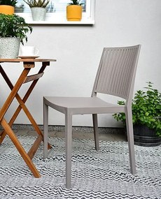 Plastové kreslo HELSINKY (rôzne farby) béžová