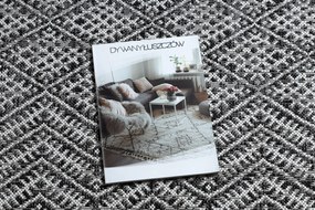 Koberec SISAL SION cikcak, diamanty BOHO 22168 čierny / ecru