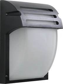 Prezent 39038 - Vonkajšie nástenné svietidlo AMALFI 1xE27/60W/230V čierna
