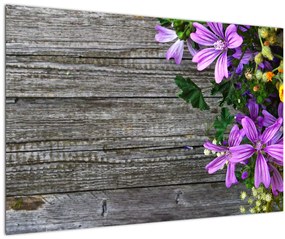 Obraz - lúčne kvety (90x60 cm)