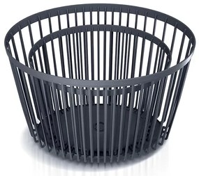Set 2 univerzálnych oválnych košov, 30 + 55 l, antracit